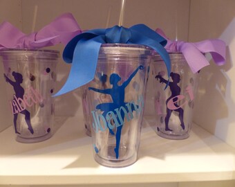 Personalized Tumblers - Ballet, Dance, Gymnastics,  Kids Cups, birthday gifts, runions, gatherings