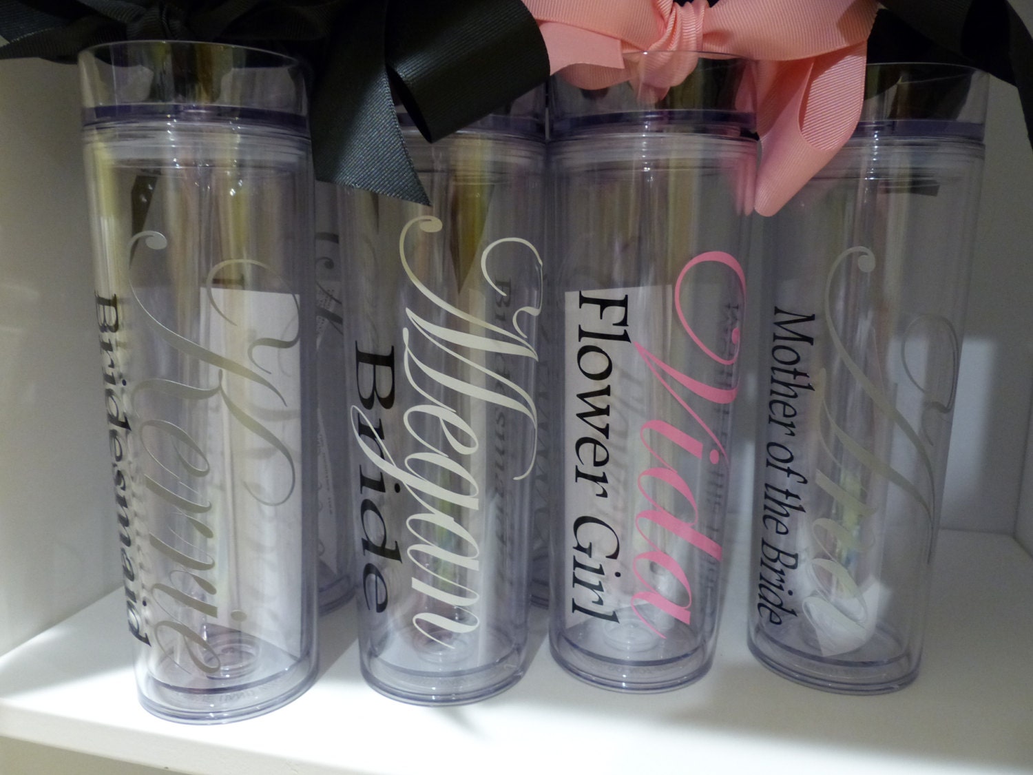 Wedding Tumblers Personalized Wedding Tumblers Bride Etsy