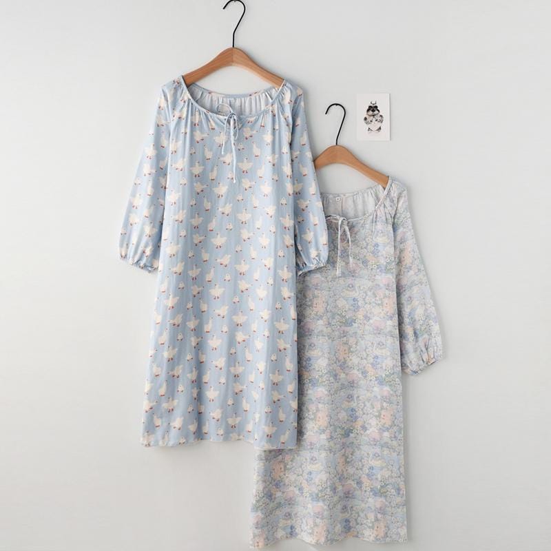Mumu Old Lady House Dress Moo Moo Dresses Wholesale Vintage Granada USA  Kaftan Floral Paisley House
