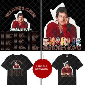 Charlie Puth T Shirt - Etsy