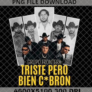 Grupo Frontera PNG: Printable Design, 300 DPI (Digital Download)