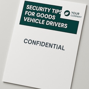 Security Tips and Policy for Goods Vehicle Drivers