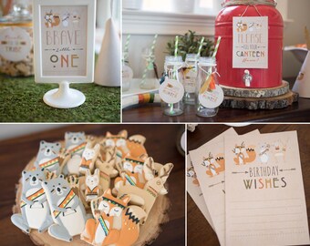 Woodland Party Animal Printables