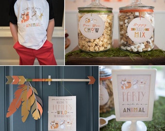 Woodland Party Animal Printables