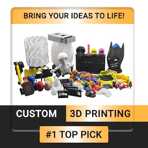 Personalized 3D Printing: Bring Your Ideas to Life with Custom PLA Prints!