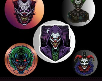Scary Clown PNG, Creepy Horror Clown Face Png, Evil Circus Clown Halloween PNG, Spooky Terrifying Clown Shirt Design, Dark Horror Png