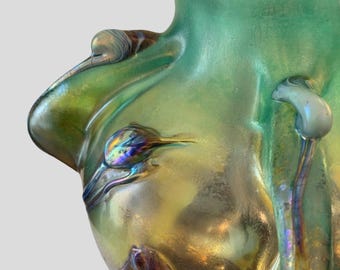 Modern Art Glass Vase by Raymond Branle, France