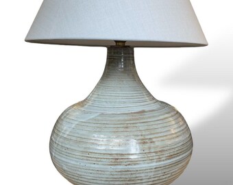 Mid-Century Modern ceramic Lamp by Jacques Pouchain for the Atelier Dieulefit 1960s