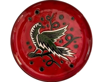 Mid-Century Modern Large Ceramic Plate by Jean Picart Le Doux for Sant Vicens