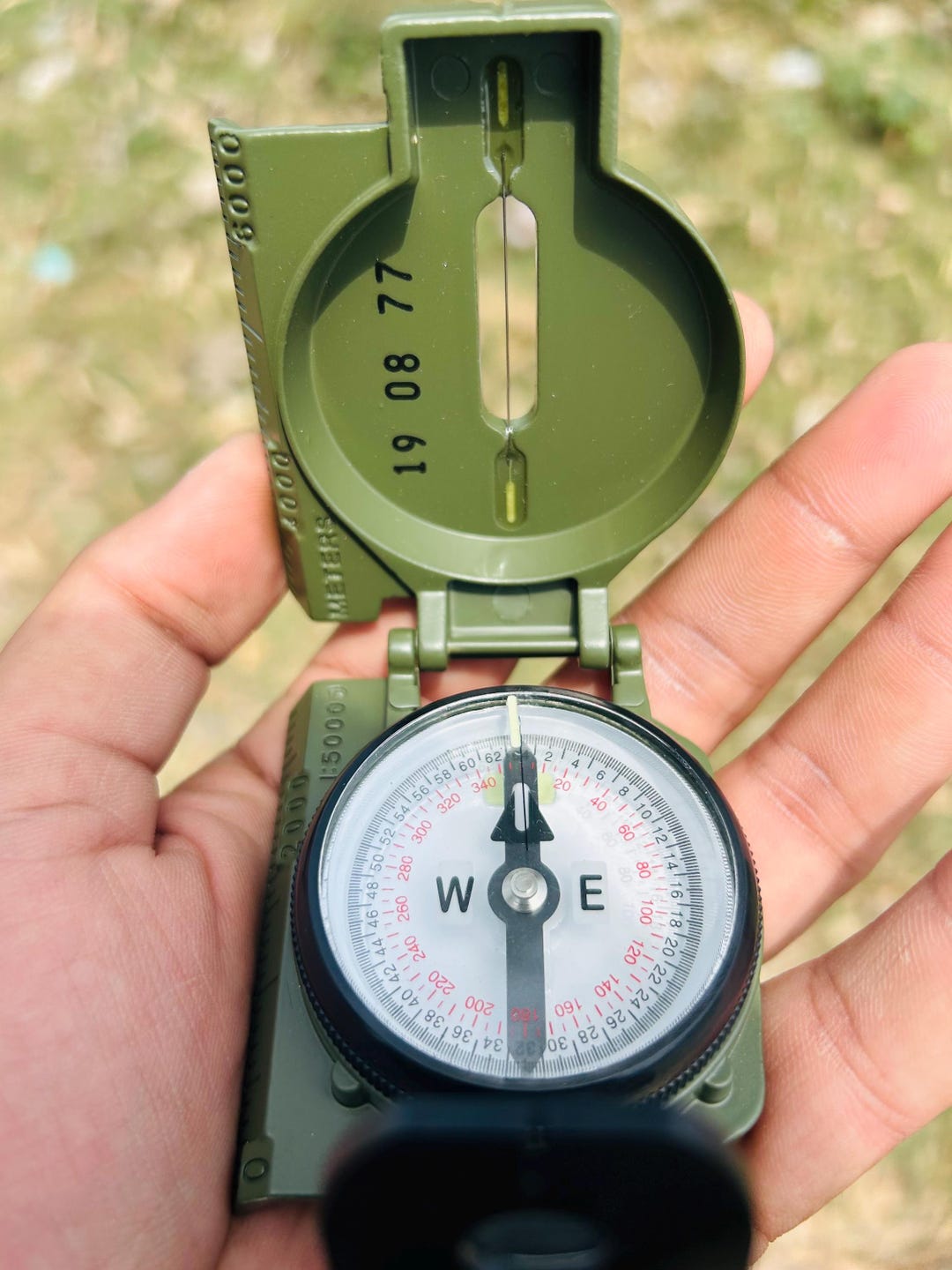 Military Lensatic Compass – Glowing, Tactical, Survival Hiking Gear - Etsy