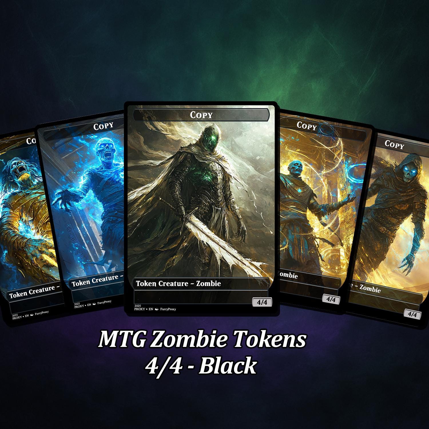 4/4 Zombie Token (copy), Custom Magic Zombie Tokens, Standard Size, Matte Finish. - Etsy 4/4 Zombie Token (copy), Custom Magic Zombie Tokens, Standard Size, Matte Finish. - Etsy