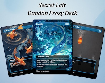 Dandan Proxy Deck, Secret Lair, 80 Custom Magic Cards, S33 Black