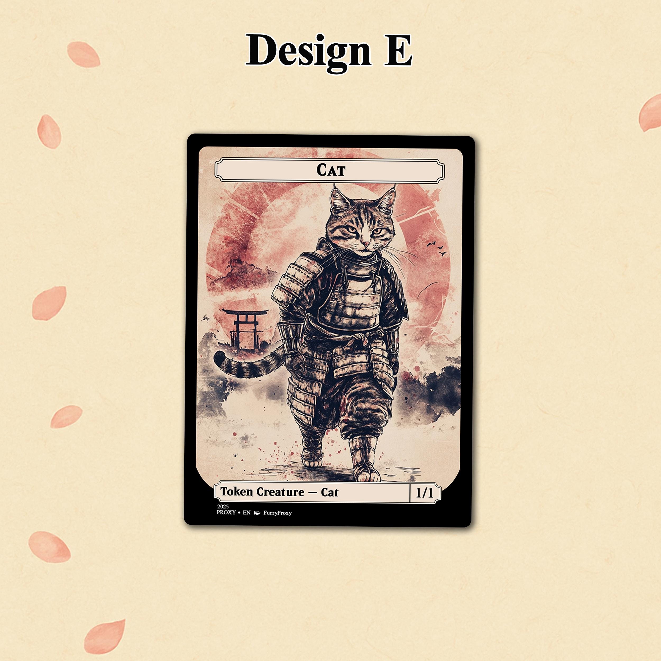 MTG 猫トークン – 猫トークン セット 1/1、2/1、2/2 | P/T と能力を