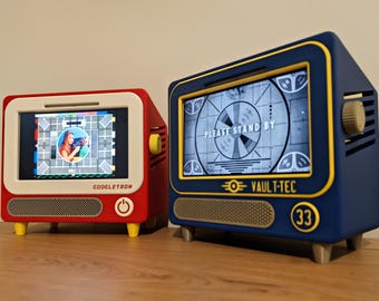 Retro TV Case for Google Nest Hub – 3D Printed Smart Home Decor