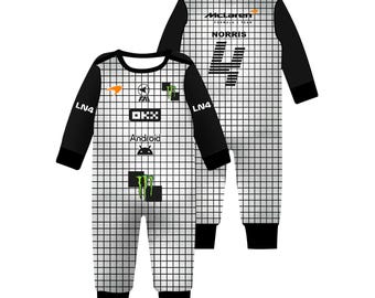 Lando Norris F1 Babysuit – McLaren Racing, LN4 Fan Gift