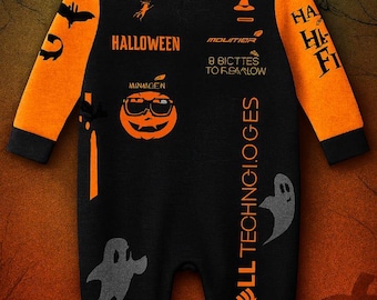 Lando Norris F1 Halloween Baby Strampler