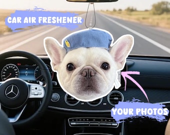 Ambientador para coche con foto personalizada, ambientador para coche personalizado