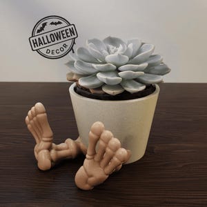 Skeleton Planter Pot STL 3D Print File, 3d Printed Planter, Stl File 3d Printing