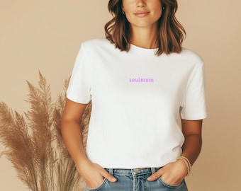 Soulmum, Yoga Shirt, Unisex Shirt, Soulmum T-shirt, Momlife, Shirt, Yoga Top, Namaste, Mama Shirt, Mindfulness, Motherhood