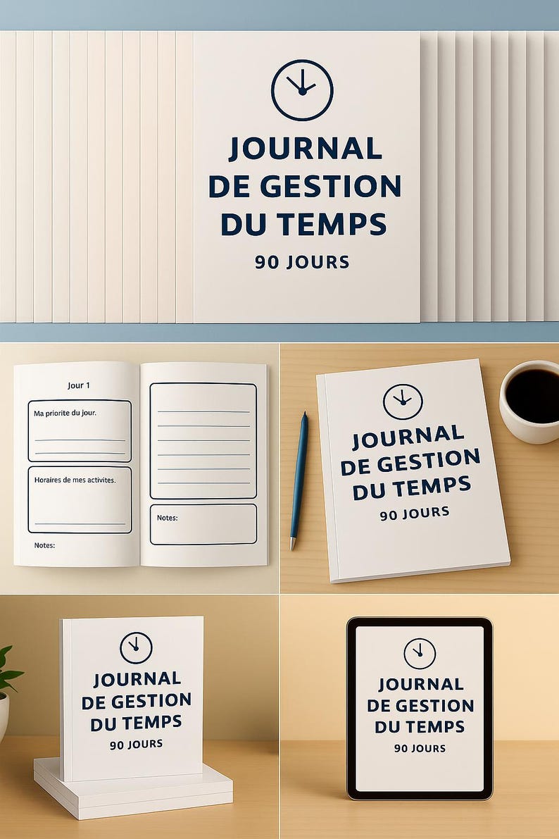 Time Management Journal – 90 Days Printable PDF - Etsy