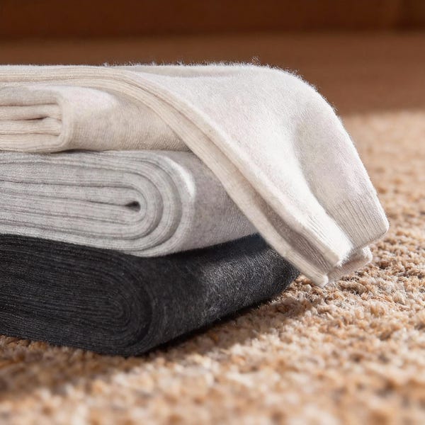 Superwarme kasjmier thermobroek voor dames – Superwarme gebreide legging als basislaag, lange winteronderbroek, anti-pilling, normale/dikke uitvoering