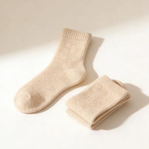100% Cashmere Warm Socks | Cozy Winter Socks | Soft Anti-Pilling Knit | New Year Gift Socks