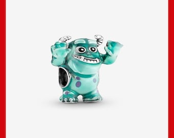 Pixar Sulley Charm,Charm for Bracelet,Necklace Pendant,Pandora Charm