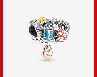 Ohana Lilo & Stitch Inspired Charm,Charm for Bracelet,Necklace Pendant,Pandora Charm