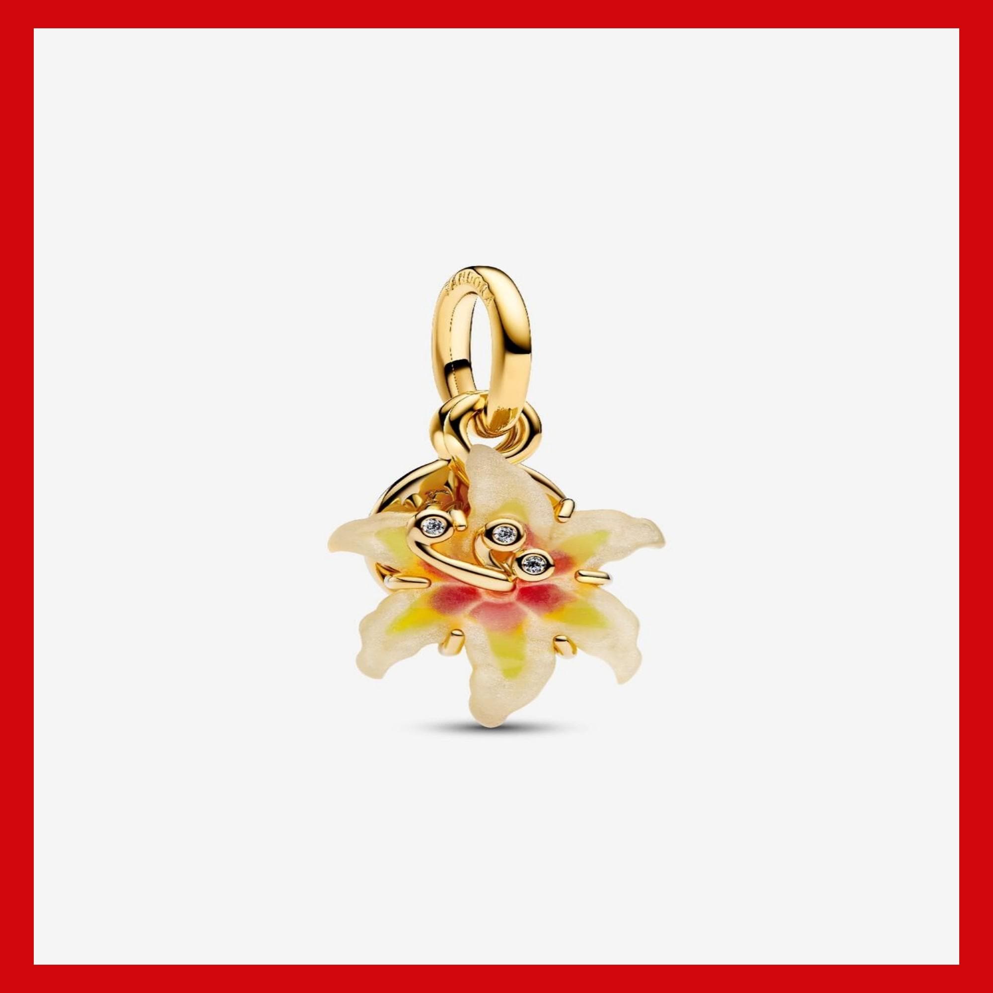 Tangled Sundrop Flower Glow-in-the-dark Charm,charm for Bracelet