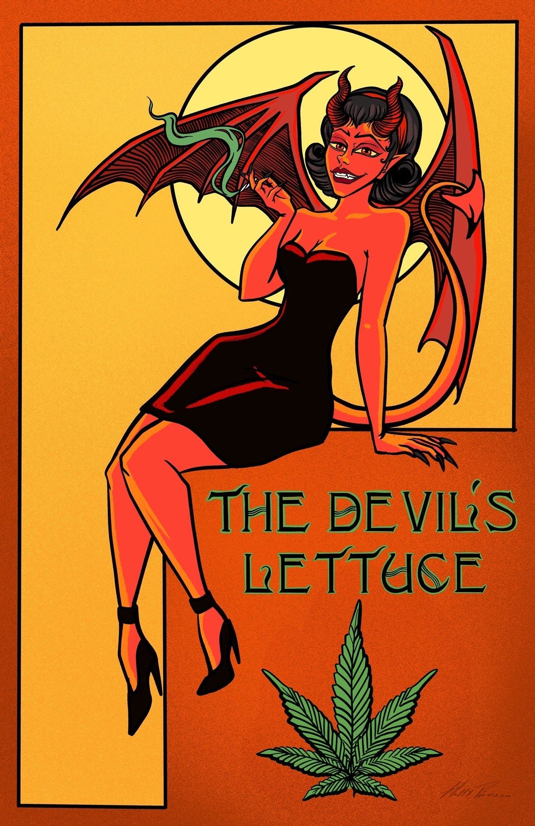 The Devil's Lettuce Etsy