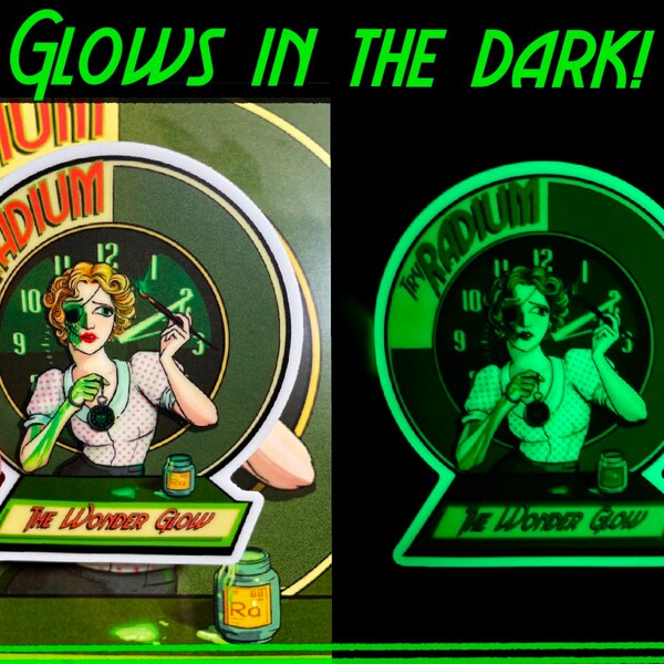 Radium Stickers Etsy