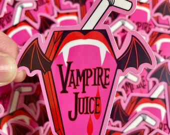 Vampire Juice sticker