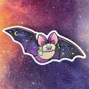 Ster vleermuis sticker