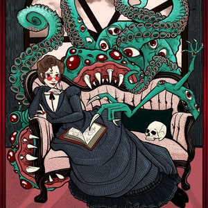 New Lady Lovecraft art print