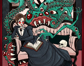 New Lady Lovecraft art print