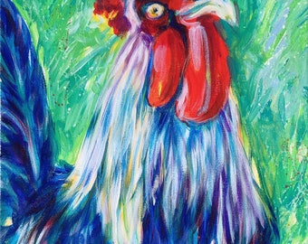 Rooster - 12x12" print