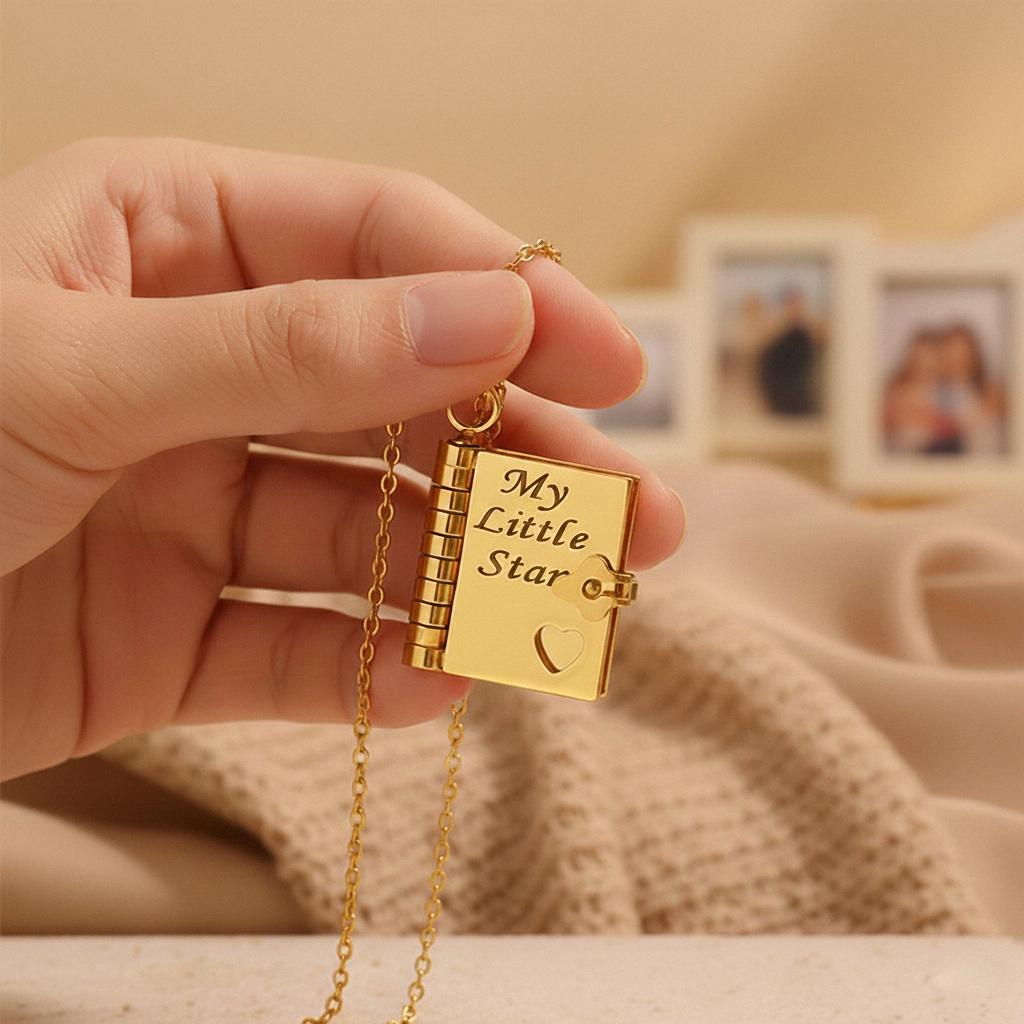 Collana pendente personalizzata in acciaio inox - Nome e amore Collana pendente personalizzata in acciaio inox - Nome e amore