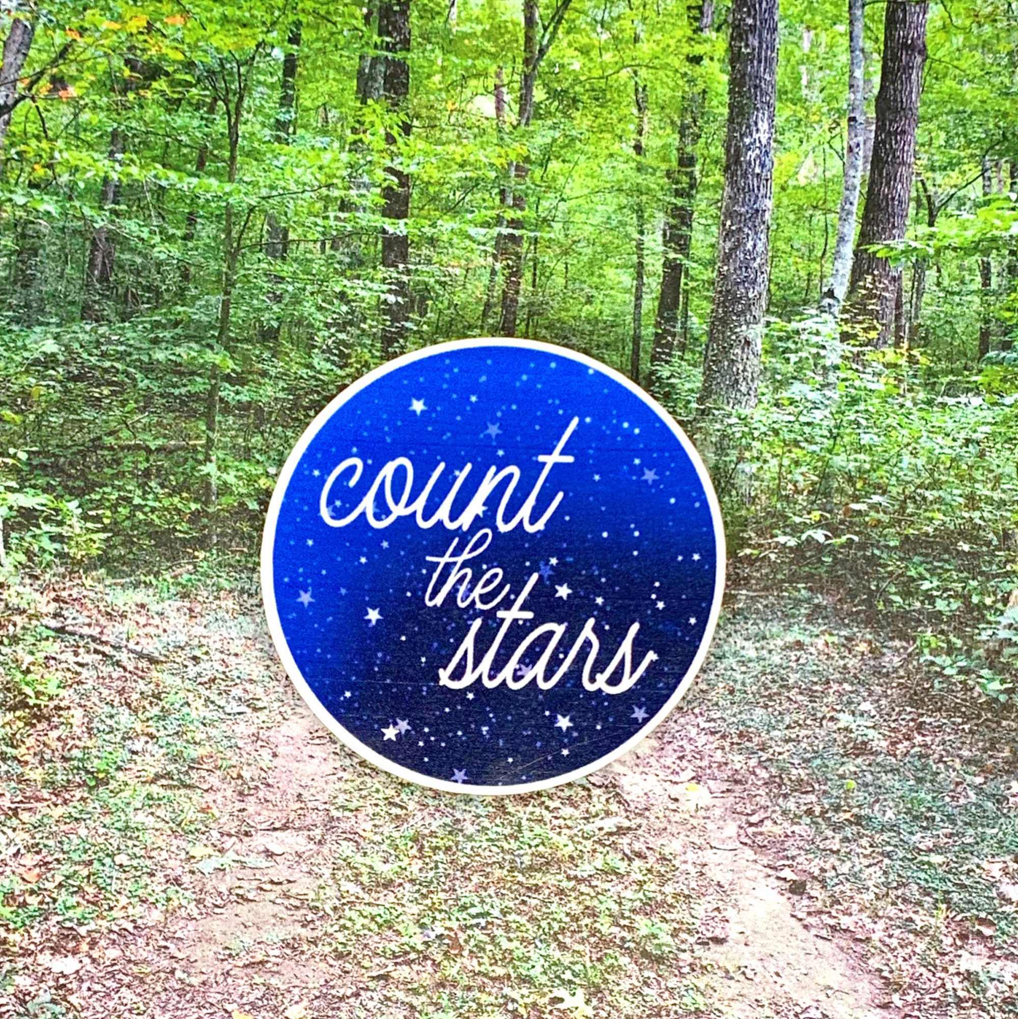 Count the Stars Sticker multiple sizes waterproof sticker Etsy