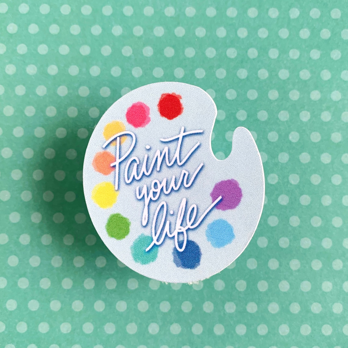 Paint Your Life Paint Palette Waterproof Sticker Artist Etsy