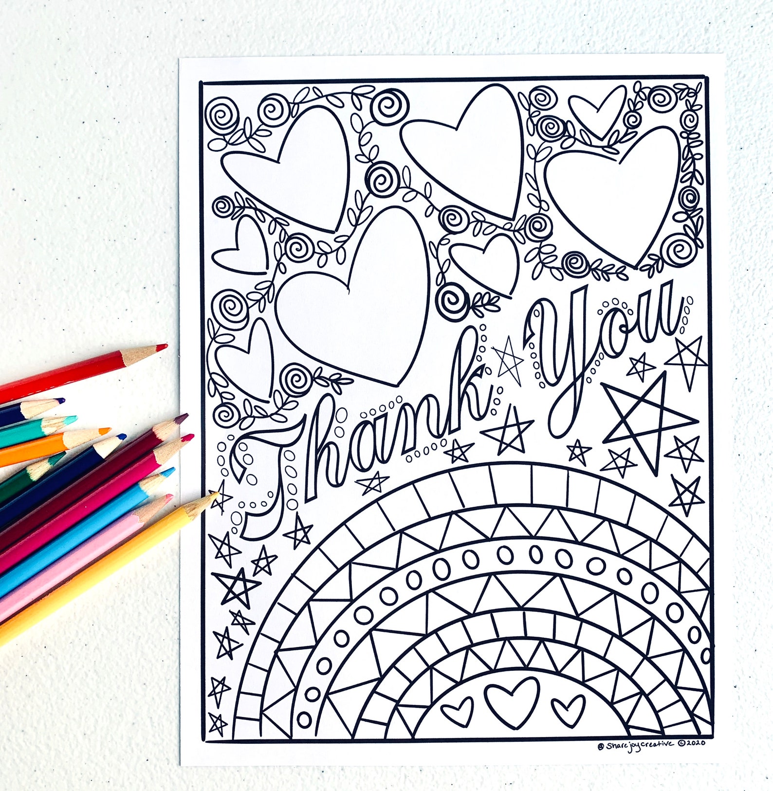 Thank You Coloring Page Heroes, Parents, Neighbors Download Printable ...