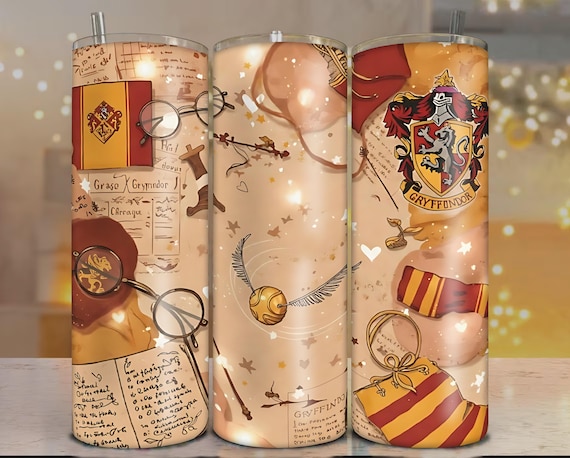 Harry Potter Tumbler Wrap PNG: 20oz,30oz Straight/Tapered Skinny Sublimation Design (Digital Download)