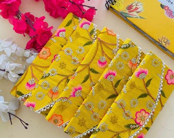 Embroidered Cash Gift Envelope, Handmade Money Holder, Elegant Wedding Shagun Lifafa