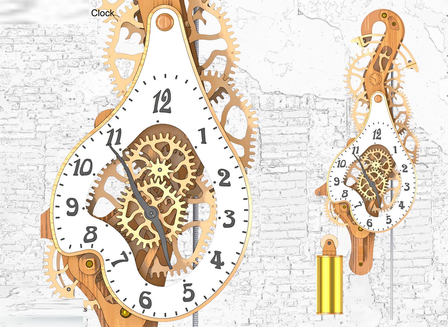 Laser Cut Wall Clock Bundle | Clock SVG DXF Files | CNC & Glowforge ...