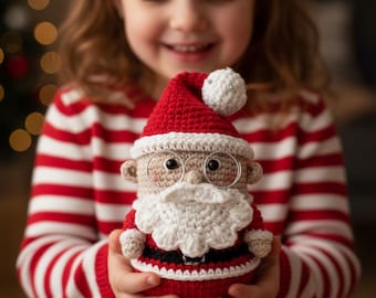 Crochet Santa Amigurumi Pattern | DIY Christmas Toy (PDF Pattern)