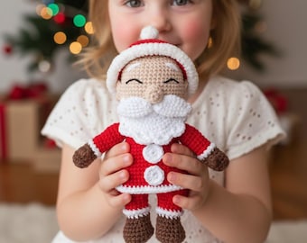 Crochet Santa Claus Amigurumi Doll Pattern | DIY Christmas Toy (PDF)