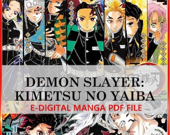 Demon Slayer Manga: Kimetsu no Yaiba, Vol 1-23 (PDF File)