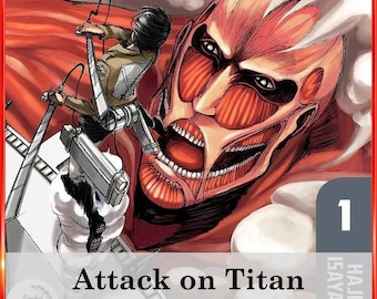 Attack on Titan: Shingeki no Kyojin, PDF file, Full Vol, Completed, Japanese E-manga Comic, Digital, Anime, English