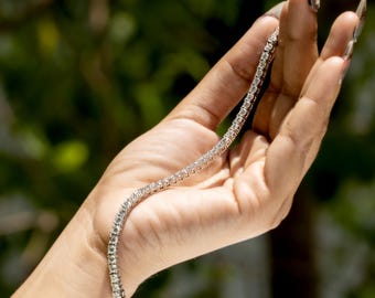 Lab Grown Diamond Classic Tennis Bracelet — 42 Stones | 0.20 CT Each | 8.4 CTW