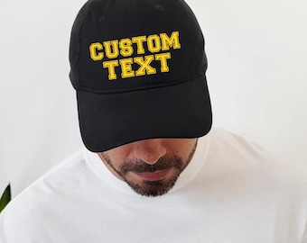 Custom Team Name Hat for Game Day, DTF Print Hat For Sports, Mom Gift,Personalized Team Hat, Cute Team Spirit Hat,Back to School Hat