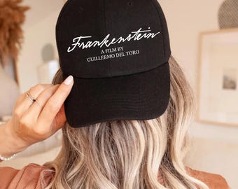 Frankenstein 2025 Hat, Elizabeth and the creature monster Hat, Horror Gothic movie Unisex Hat